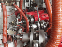 Machine de soufflage de film co-extrudé à trois couches Debang DB-JS1600mm IBC avec anneau d'air automatique HDPE/LDPE/LLDPE, capacité 400 kg/h