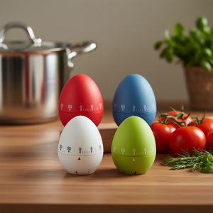 Egg <b>Timer</b> 7.5cm 6cm Red Blue White Green Kitchen Countdown <b>Timer</b> - Product Image 3