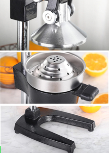 Exprimidor Manual de Cítricos de Alta Resistencia Comercial 2023 con Hierro Fundido y Acero Inoxidable, Apto para Lavavajillas, para Uso en Exteriores y Automóviles - Product Image 5