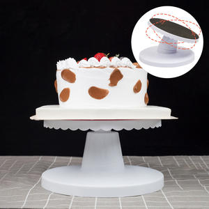 Plastic Tilting Angle Adjustable Decorating Stand <strong>Turning</strong> <strong>Table</strong> Rotating Small <strong>Cake</strong> Turntable Baking - Product Image 2