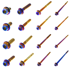 Pernos SOMOTO de Acero Inoxidable SUS304 de Taiwán, Cabeza Hexagonal de 6 Lóbulos M6, Opciones de 10-120 mm, Acabado Multicolor en Titanio Quemado y Negro Plateado - Product Image 4