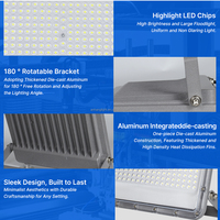 Iluminación Deportiva Personalizada para Estadios y Campos Deportivos, Reflector LED Eléctrico para Exteriores de 50w 100w 150w 200w 300w 400w