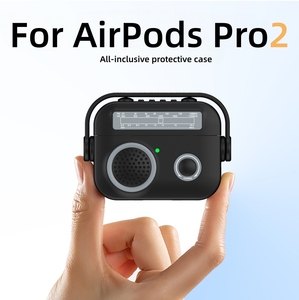 Carcasa Protectora Creativa Retro de Doble Color de Alta Calidad para <span class=keywords><strong>Airpods</strong></span> 1/<span class=keywords><strong>2</strong></span> 3, Funda Impermeable y Resistente a Golpes para Auriculares Inalámbricos - Product Image 1
