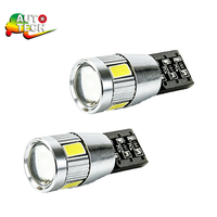 Ampoule LED de voiture T10 W3W W5W SMD CANBUS pour clignotant, éclairage de lecture automatique et plaque d'immatriculation, ampoule à cale