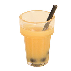 KI huiyuan Simulation <span class=keywords><strong>Mini</strong></span> Miniature jouet alimentaire bulle lait thé fait à la main bricolage cheveux accessoire réfrigérateur aimant décoratif cra - Product Image 5