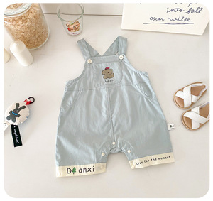 Ensemble 2 pièces d'é<span class=keywords><strong>t</strong></span>é pour bébé garçon : <span class=keywords><strong>T</strong></span>-<span class=keywords><strong>shirt</strong></span> pull à manches courtes rayé et body, en coton respirant, avec poches intégrées - Product Image 4
