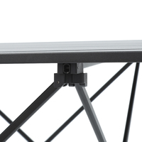Nouvelle table pliante portable en alliage d'aluminium durable, imperméable, pour le camping, les loisirs, les parcs, meubles d'extérieur