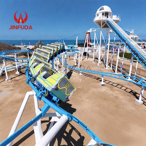 Manège <span class=keywords><strong>de</strong></span> montagnes russes avec vue sur la <span class=keywords><strong>mer</strong></span> et piste incurvée pour les parcs d'attractions <span class=keywords><strong>de</strong></span> plage - Product Image 5