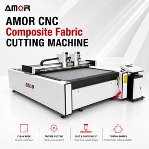 Machine de découpe professionnelle de tissus préimprégnés en fibre de carbone pour les usines de composites - Product Image 1