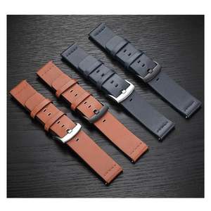 Correa de Reloj de Cuero de Liberación Rápida Upro de 18 mm, 20 mm, 22 mm, 24 mm para Reloj Samsung 7 de 40 mm, 44 mm, Accesorios Universales para Relojes Inteligentes - Product Image 6