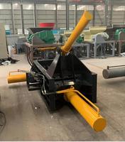 Presse à balles pour ferraille Compacteur de canettes en aluminium Presse hydraulique horizontale Machine pour recycler la ferraille