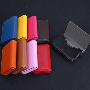 Tarjetero Multicolor para Hombre de Negocios, de Cuero PU, Estuche para Tarjetas de Visita, Portatarjetas, Caja para Tarjetas de Identificación, Crédito y Nombre, Cartera - Product Image 3