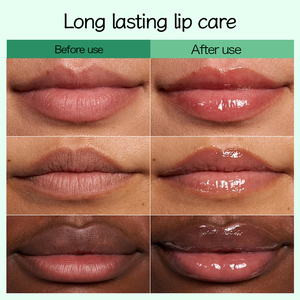 Aloe Vera Lip Balm Moisturizing Lip Care 24 Hour Nourishment Smooth Lip Lines Relieve Dryness Non <b>Sticky</b> Glossy Lip Treatment - Product Image 5