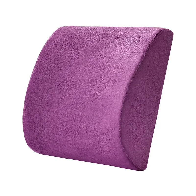 Small Size Lumbar Support Cushion-Short Plush-Breathable Back Cushion For Chairs Seat Car Luxury Lumbar Support Cushions