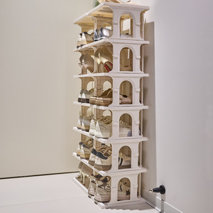 Custom Foldable <b>Shoe</b> <b>Rack</b> Multi Layer Storage Cabinet For Home <b>Small</b> Spaces Rental Apartments CH-9002 - Product Image 1