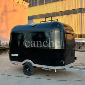 Remorque de restauration mobile standard américaine 110V/220V/380V, camion de cuisine avec cuisine complète - Product Image 2