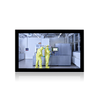 Panel PC Industrial Táctil Capacitivo IP66 de 24 Pulgadas, Computadora Integrada sin Ventilador, Intel I3/I5/I7, SSD de 32G-256G para Máquinas Médicas