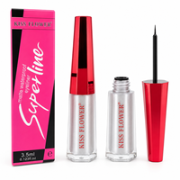 KISS FLOWER Eyeliner Liquide Mat Imperméable Longue Tenue Anti-Bavures Haute Pigmentation Séchage Rapide Précision Marque Privée