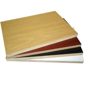 Factory Supply E0 E1 E2 Melamine Paper faced MDF board for furniture