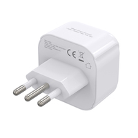 Adaptateur de prise de courant à 3 broches, européen, allemand, France, russie, italie