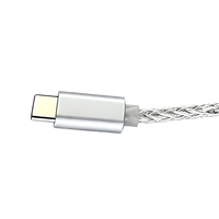 Kabel Adaptor Audio HiFi USB-C ke 3.5mm 32bit 384kHz DAC dengan Kabel Terjalin dan Casing Logam untuk Headphone