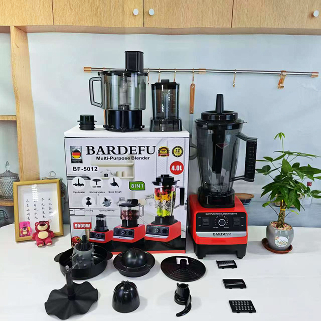 In Stock Kitchen  9500W 3L 4L Countertop Professional Table Commercial Mixer Heavy Duty 3 in 1 Blender 8 in 1