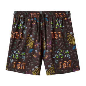 Shorts de course pour hommes à séchage rapide, imperméables et respirants, avec poche arrière zippée pour téléphone, 100 % polyester, taille élastique unie avec cordon de serrage - Product Image 1