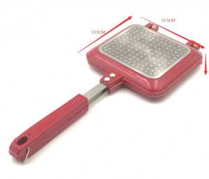 <span class=keywords><strong>Sandwichera</strong></span> y Tostadora Panini Antiadherente Japonesa, Sartén de Doble Cara con Fondo de Inducción, Máquina para Hacer Waffles - Product Image 1