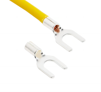 Borne de sertissage en Y série UT, en cuivre nu, plaquée étain, pour connexion électrique