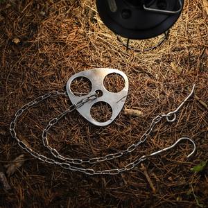 Trípode de Camping de Aleación de Aluminio, Soporte Portátil para Colgar Ollas, Estufa de Leña, Set de Soporte para Cocinar al Aire Libre - Product Image 4