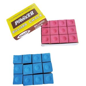 Tenny Billiard Cue Chalk Chocolate Powder Blue 12 Tablets Per Carton <b>Strong</b> Adhesion For Snooker And Billiards - Product Image 5