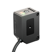 Sensor Fotoeléctrico Láser G4010 de Largo Alcance con Supresión de Fondo, Distancia de Detección de 4m, Salida PNP, DC12-24V, con Tornillo
