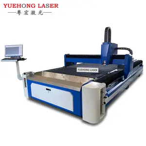 Mesin pemotong Laser serat Cnc, mesin pemotong Laser serat 1000w 2000W 3000W sumber Laser Max Raycus 3015