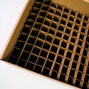 Tủ đông lưu trữ Hộp ngăn Chipboard hộp chèn phẳng 49 81 100 144 di động chai sóng hộp các tông với ngăn - Product Image 6