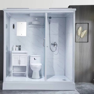 Pabrik Cina langsung terintegrasi Modular Prefab Unit kamar mandi multifungsi satu toilet baskom geser penutup pancuran - Product Image 3