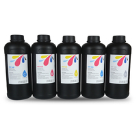 Tinta UV para impresión digital para impresora UV LED Teckwin especialmente formulada para materiales rígidos y flexibles.
