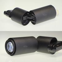 LEDEAST GUTH En gros Support de lampe sur rail DIN triphasé pour luminaires LED, boîtier de projecteur à culot GU10 MR16 GU5.3