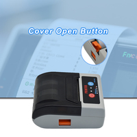 Imprimante industrielle portative avec le papier compatible d'étiquette de mini imprimante thermique de reçu du coupeur automatique 58mm pour le téléphone d'Android IOS
