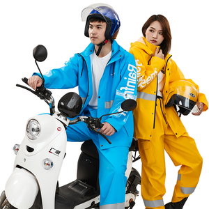 Impermeabile da ciclismo per esterni e pantaloni da pioggia imbottiti Set per adulti da uomo e donna per escursioni e impermeabili - Product Image 4