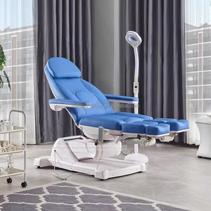 Elevador eléctrico ajustable, Podología médica, tratamiento de sofá, masaje de belleza Facial, cama de belleza de cuerpo completo plegable con Bas - Product Image 4