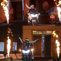 Projecteur de flamme GPL avec télécommande DMX, machine à effets spéciaux de scène, lance-flammes pour événements DJ et spectacles