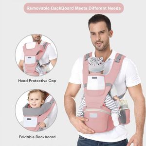 Muestra Gratis: Portabebés Canguro Impermeable Antirrobo con Asiento de Cadera para Recién Nacidos y Niños Pequeños - Product Image 3