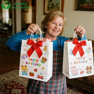 Personalized Custom Paper Bags with Handles for Business