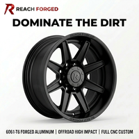 Jantes de camion en aluminium forgé 6061-T6, PCD ET personnalisé, charge lourde, certifiées DOT, vente en gros pour Dodge Ram