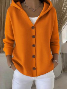 <span class=keywords><strong>Cardigan</strong></span> <span class=keywords><strong>con</strong></span> <span class=keywords><strong>Cappuccio</strong></span> in Maglia a Tinta Unita <span class=keywords><strong>con</strong></span> Bottoni, Nuovo Arrivo Autunno/Inverno per <span class=keywords><strong>Donna</strong></span>, Moda Casual - Product Image 6