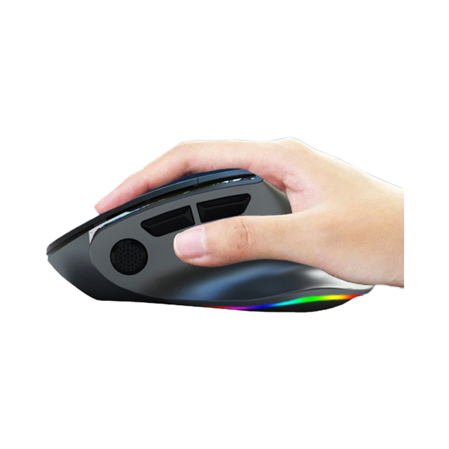 Tablet PC Gaming 3D USB Optical RGB Color Adjustable Light Rechargeable Wireless 2.4G Mouse
