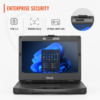 Ordinateur portable semi-robuste Getac S410 G5 14 pouces, Intel Core i5 i7 de 13e génération, IP53, Windows 11 Pro pour le service sur le terrain