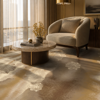 Tapis imprimé en nylon de luxe sur mesure en 3D, tapis de chambre d'hôtel pour hôtel 5 étoiles