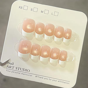 <span class=keywords><strong>Uñas</strong></span> <span class=keywords><strong>postizas</strong></span> finas <span class=keywords><strong>de</strong></span> estilo francés, cuadradas, fáciles <span class=keywords><strong>de</strong></span> usar, <span class=keywords><strong>para</strong></span> mujeres y <span class=keywords><strong>niñas</strong></span>, <span class=keywords><strong>para</strong></span> uso diario. - Product Image 4