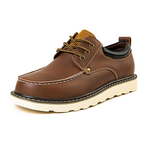 Zapatos de trabajo estilo retro, zapatos para hombre de talla grande acolchados y ensanchados, zapatos para escalada al aire libre y estilo casual para caminar. - Product Image 6